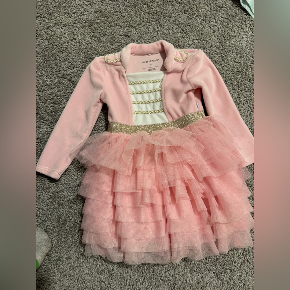 Posh Peanut nutcracker tulle dress